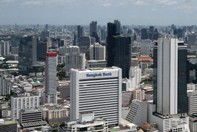 The head office of Bangkok Bank, pictured in 2024. Thailand's