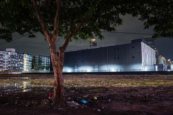 Residential buildings beside a data centre in Bangkok on Sept.4